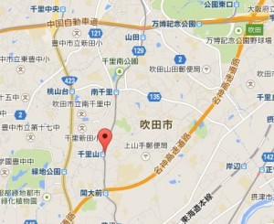 阪急オアシス千里山店　地図
