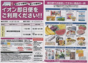 ■パンフ　イオン即日便
