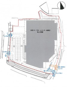 配置図　土地　カーマホームセンター碧南店