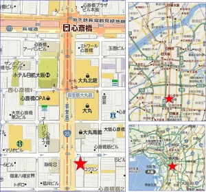 ●心斎橋スクエア　地図