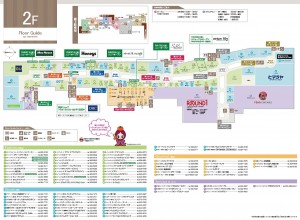 モレラ岐阜 レイアウト2階