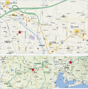 ◆地図 カフェママエ ひかりハウジング多治見