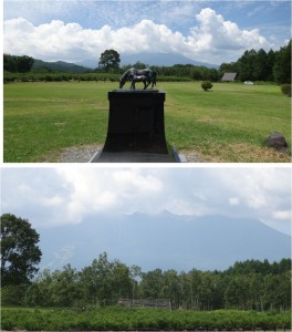 ●おみやげお食事センターから御嶽山　木曽馬の里20150808 (5)