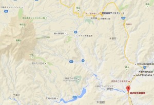 グーグル地図　木曽福島　道の駅