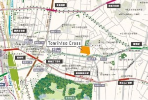 アクセス　マップ　地図　イトーヨーカドー新宿富久店