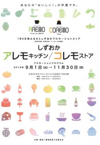 パンフ　静岡アレモキッチンコレモストア