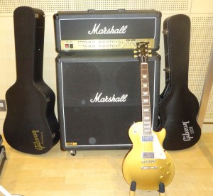 20151003スタジオ　マーシャルとレスポール (4)