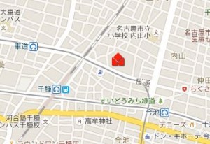 テックランド千種店　地図