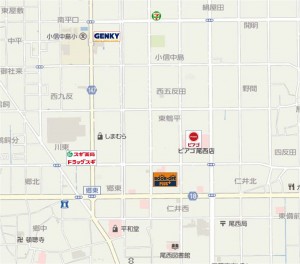 ◆競合店地図-1　ゲンキー小信中島店
