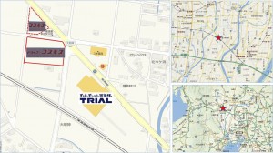 ◇地図　 　20110908ドラッグコスモス安八店