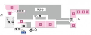 西武本川越ぺぺ　増床部分配置図