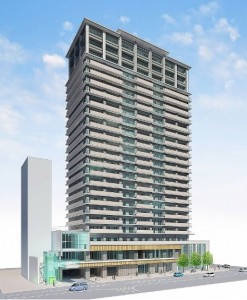 岐阜駅東地区市街地再開発パース