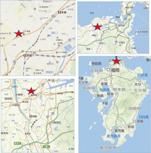 ◇地図　サンリブ折尾店