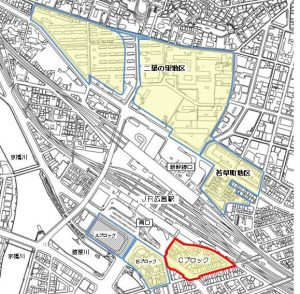 広島駅周辺開発イラスト地図