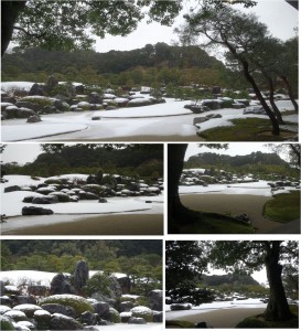 ◆庭園滝-2 20160123足立美術館