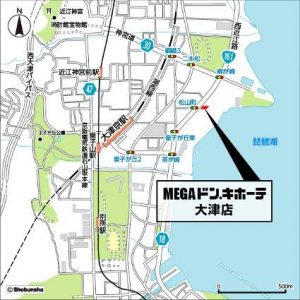 MEGAドン・キホーテ大津店地図