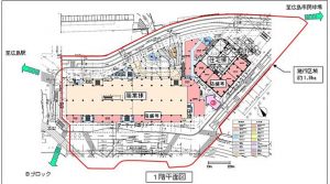 広島駅周辺開発1階平面図