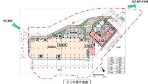 広島駅周辺開発2階平面図