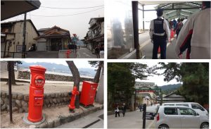 ●02商店街　交番とポスト　宮島20160408