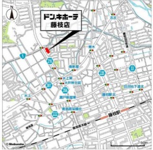 ドン・キホーテ藤枝店　地図