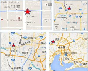■ゲンキー中野店地図
