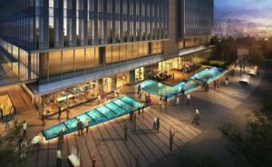 紀尾井テラス外観パース御門テラス