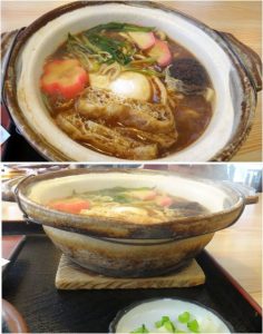 ★味噌煮込みうどん定食天ぷら付-1　20160424丸長(安城市) (9)