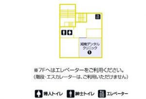ラスカ平塚7階配置図
