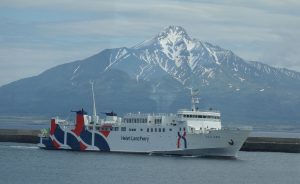 20160603利尻富士　フェリーから (7)
