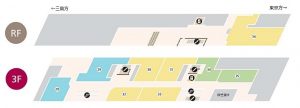 ラスカ熱海フロアレイアウト3階屋上