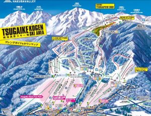 栂池スキー場ゲレンデマップ　現在