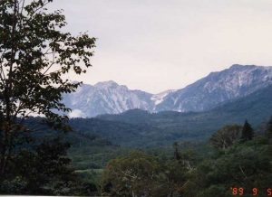 19890905長野県・白馬・栂池自然園からの白馬三山