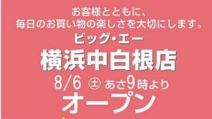 ビッグ・エー横浜中白根店　ロゴ